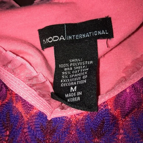 Moda International Beautiful Tank top | Sz M - Picture 5 of 15